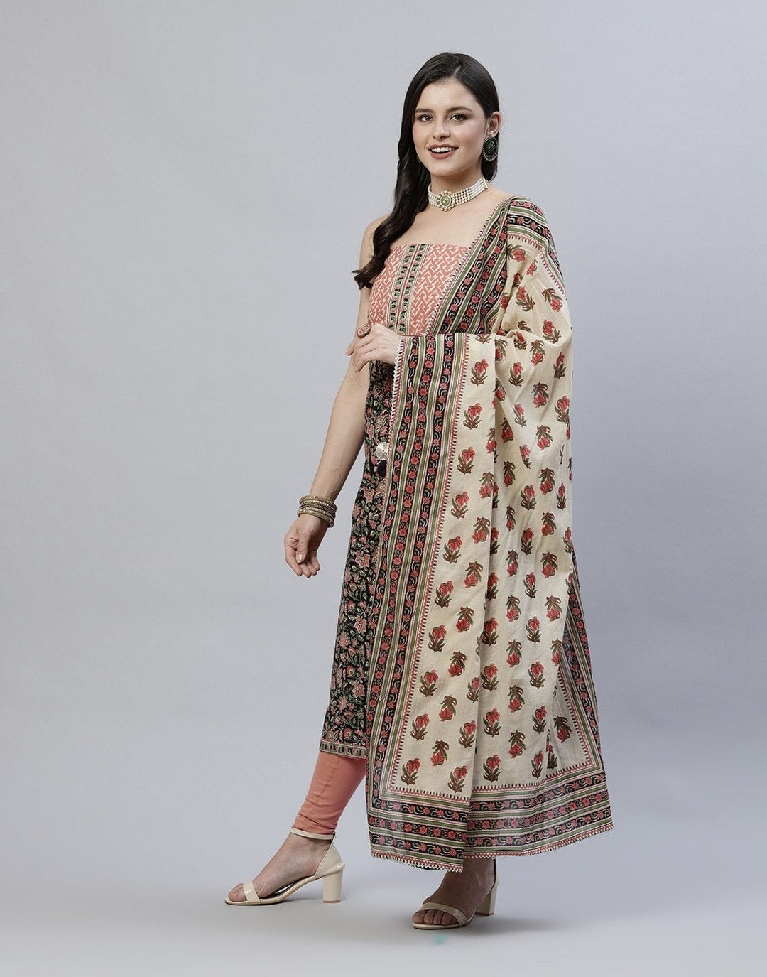Printed Cotton Suit Piece