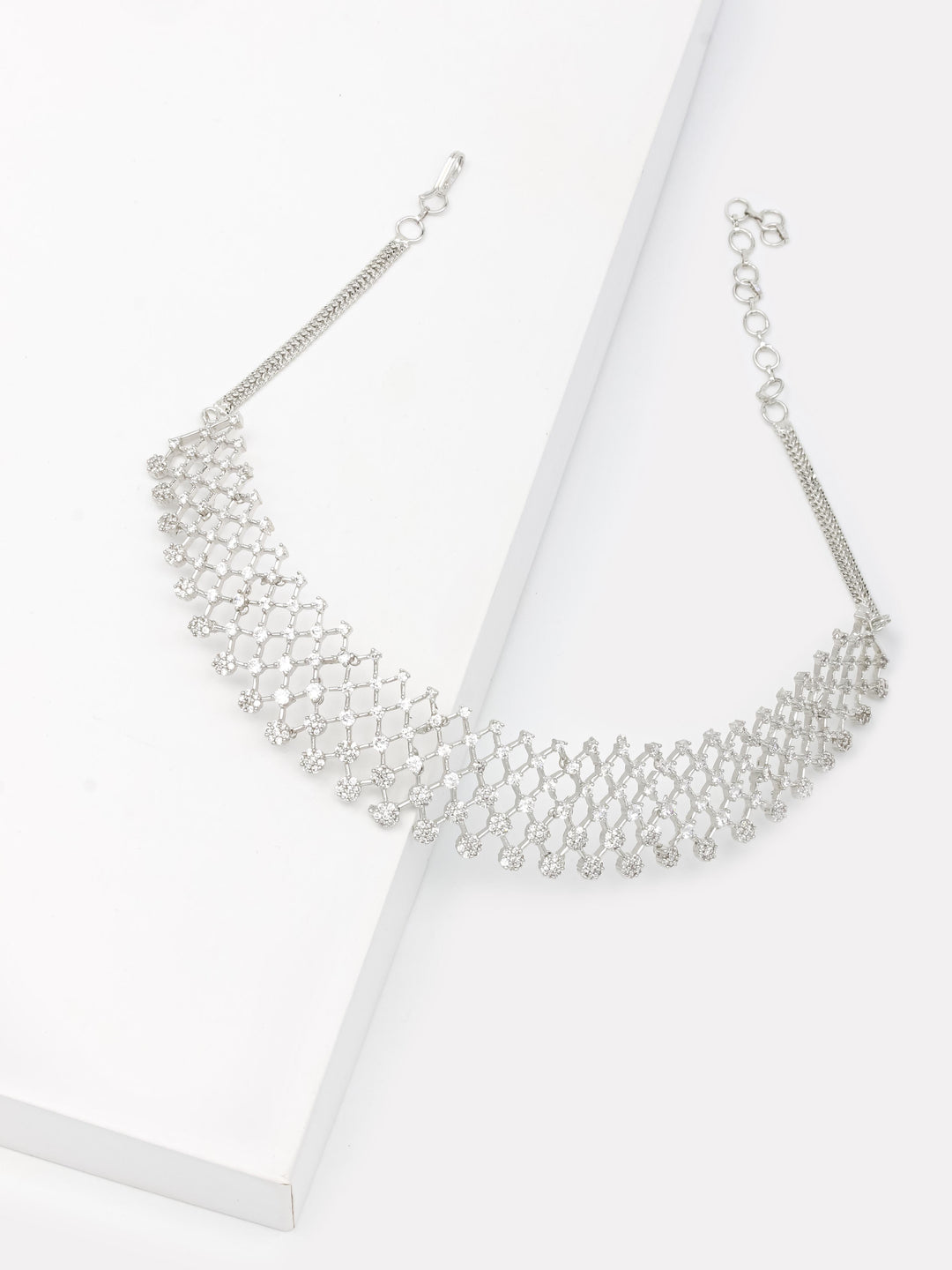 AD Necklace Set With Earrings