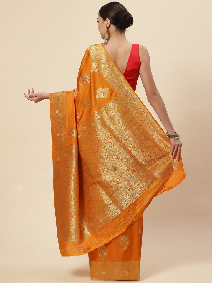 Zari Booti Handloom Woven Saree