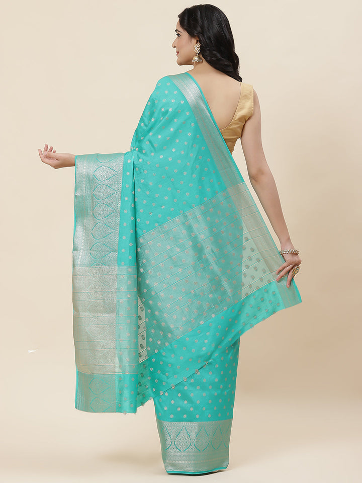 Zari Border Woven Handloom Saree