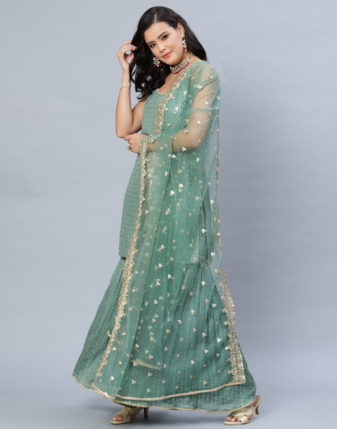 Georgette Salwar Kameez Stitched Suit