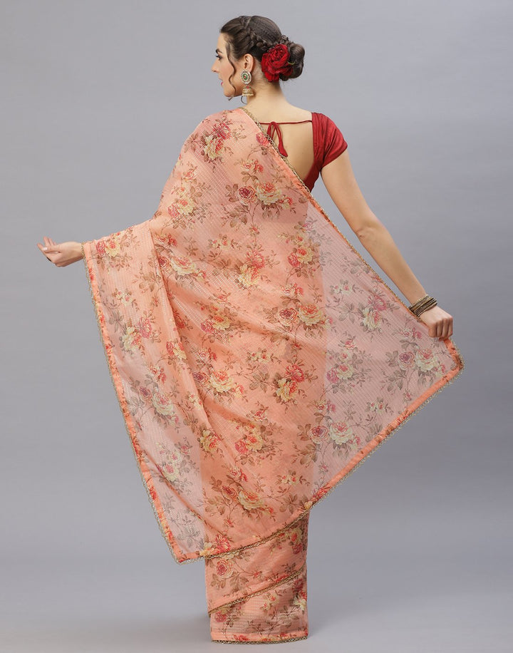 Floral Kora Printed Saree