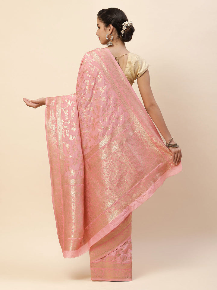 Zari Zaal Art Handloom Woven Saree