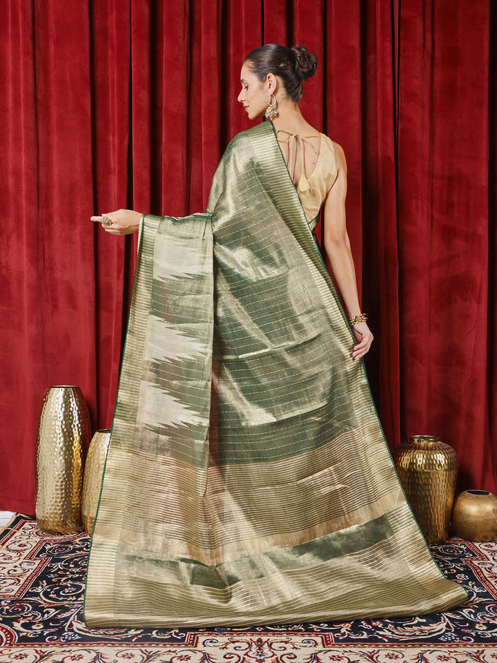 Zaari Border Art Silk Saree