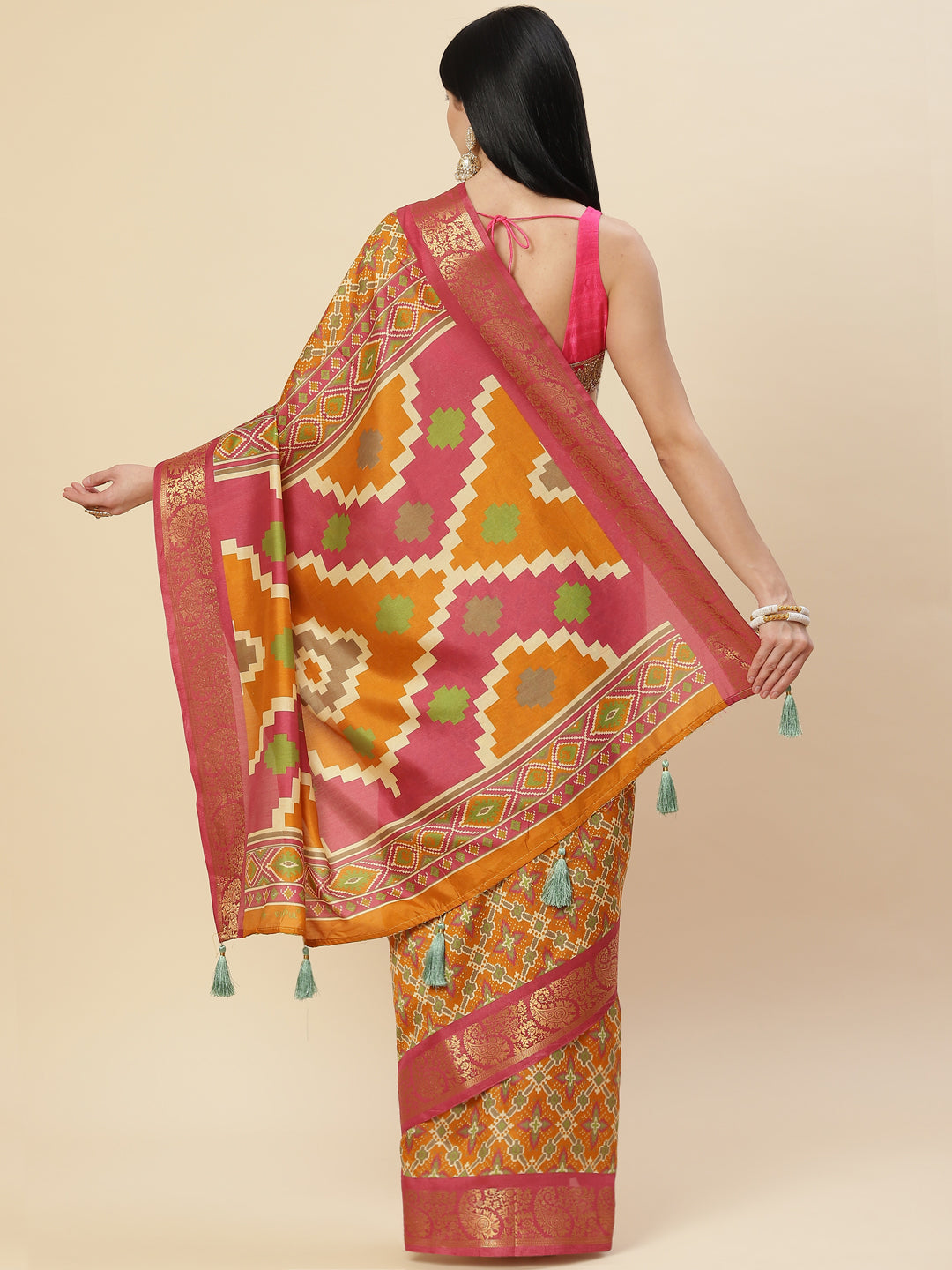 Patola Printed Handloom Saree