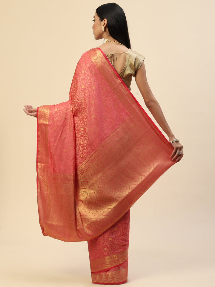 Resham Zari Border Handloom Saree