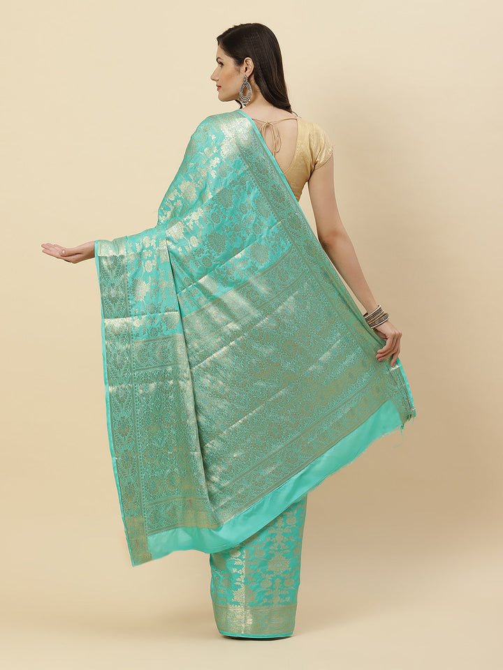 Zari Jaal Art Handloom Woven Saree
