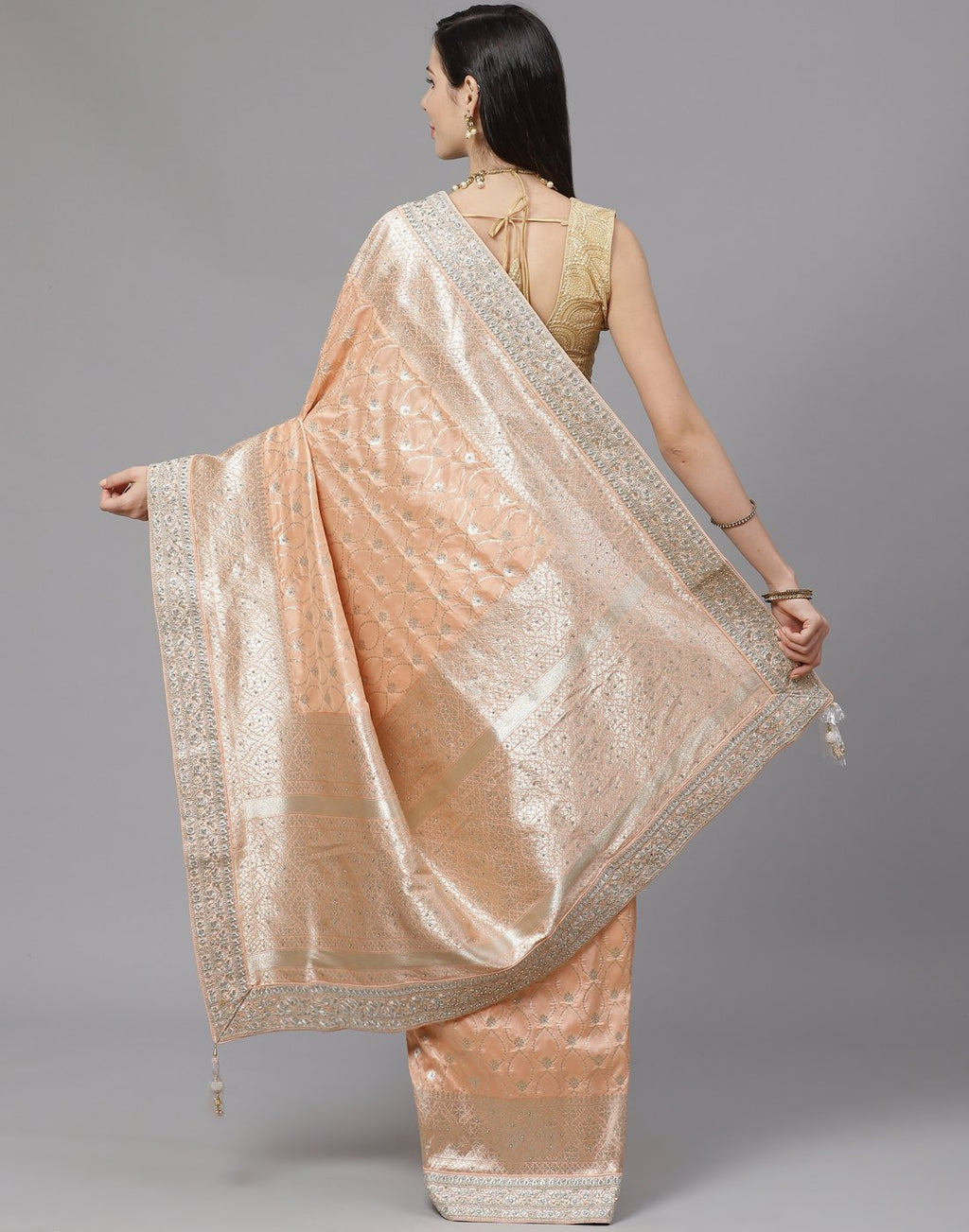 Banarasi Silk Embroidery Saree
