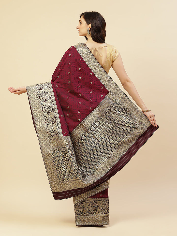 Jamawar Banarasi Art Handloom Saree