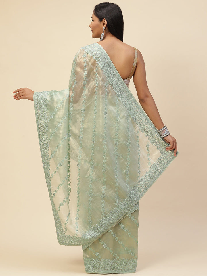 Stone Embroidered Banarasi Saree