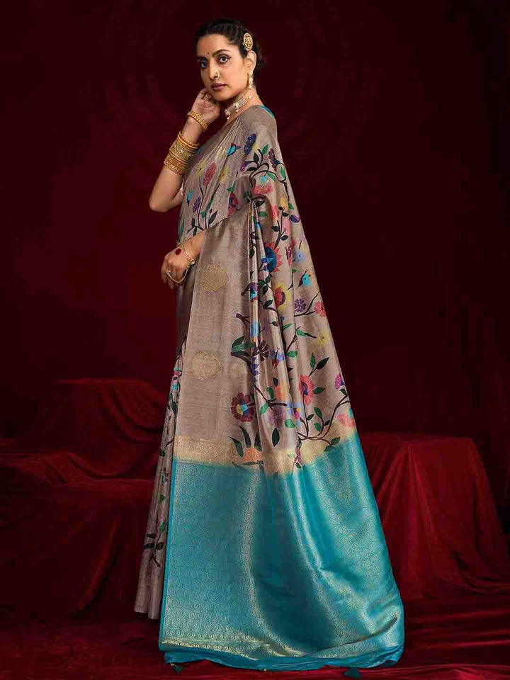 Woven Printed Art Silk Saree