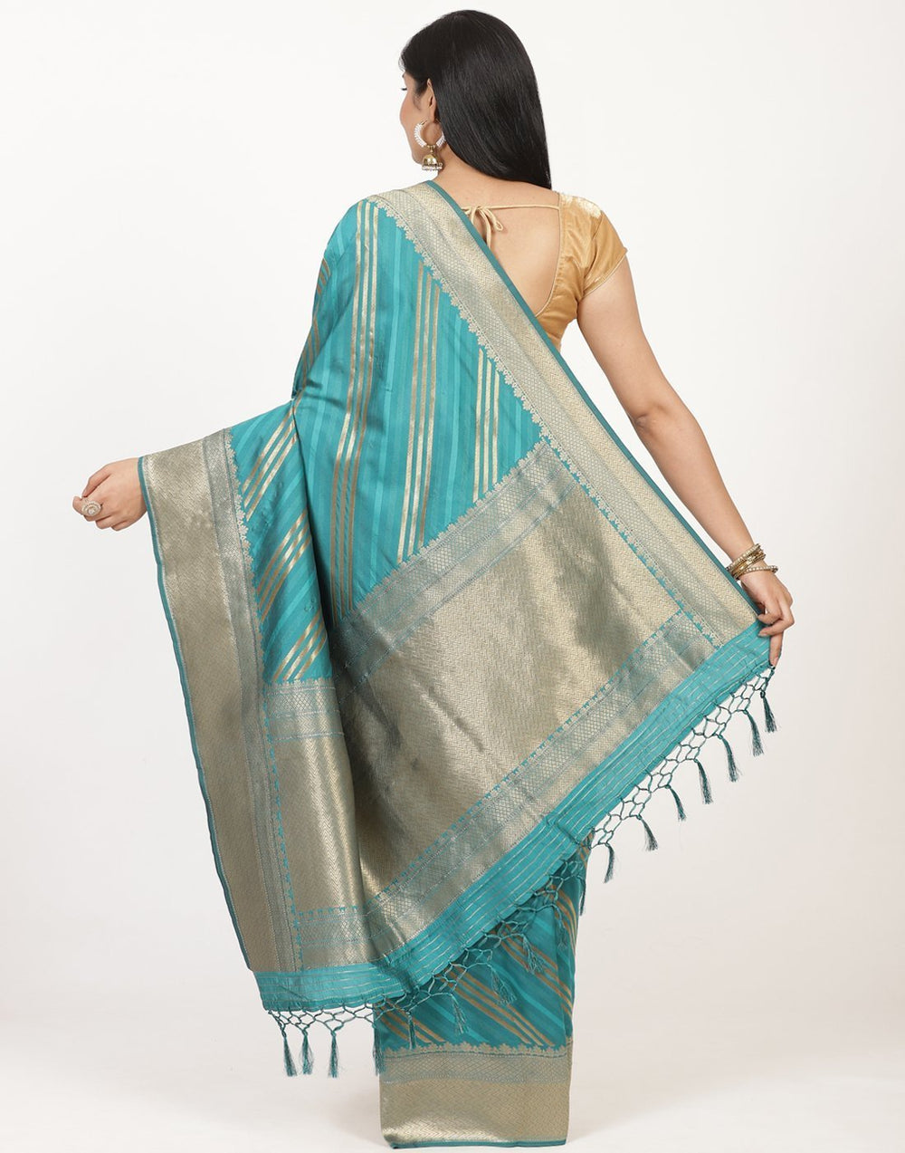 MBZ Meena Bazaar-Banarasi Silk Woven Saree