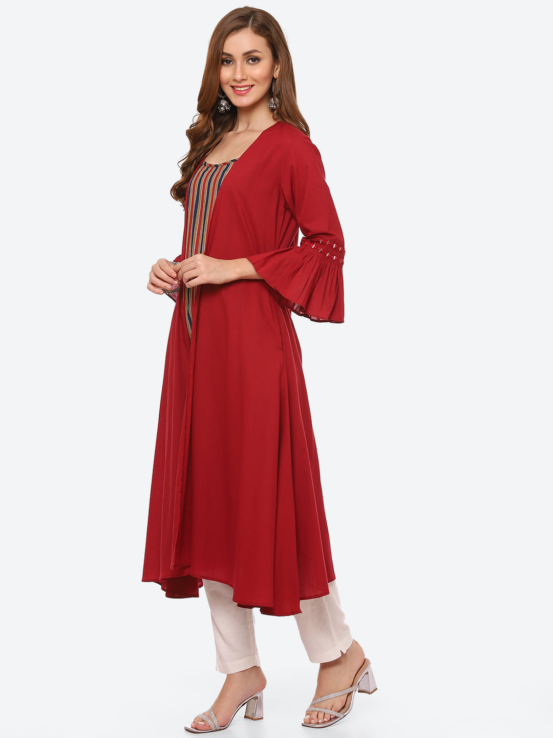 Printed Cotton Double Layered Kurta