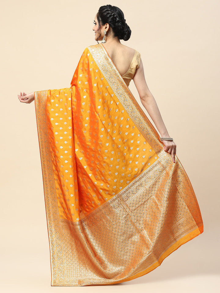 Swarovski Embroidered Banarasi Handloom Saree
