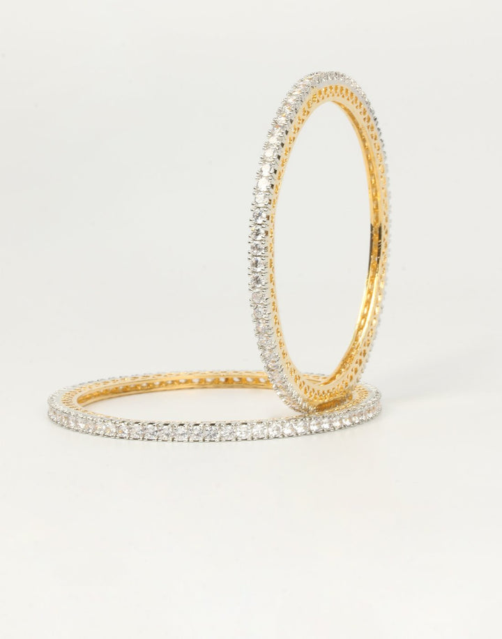 Gold And Diamond Bangles