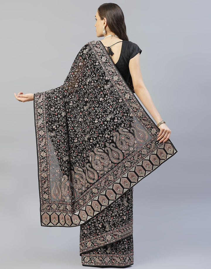 Georgette Embroider Saree