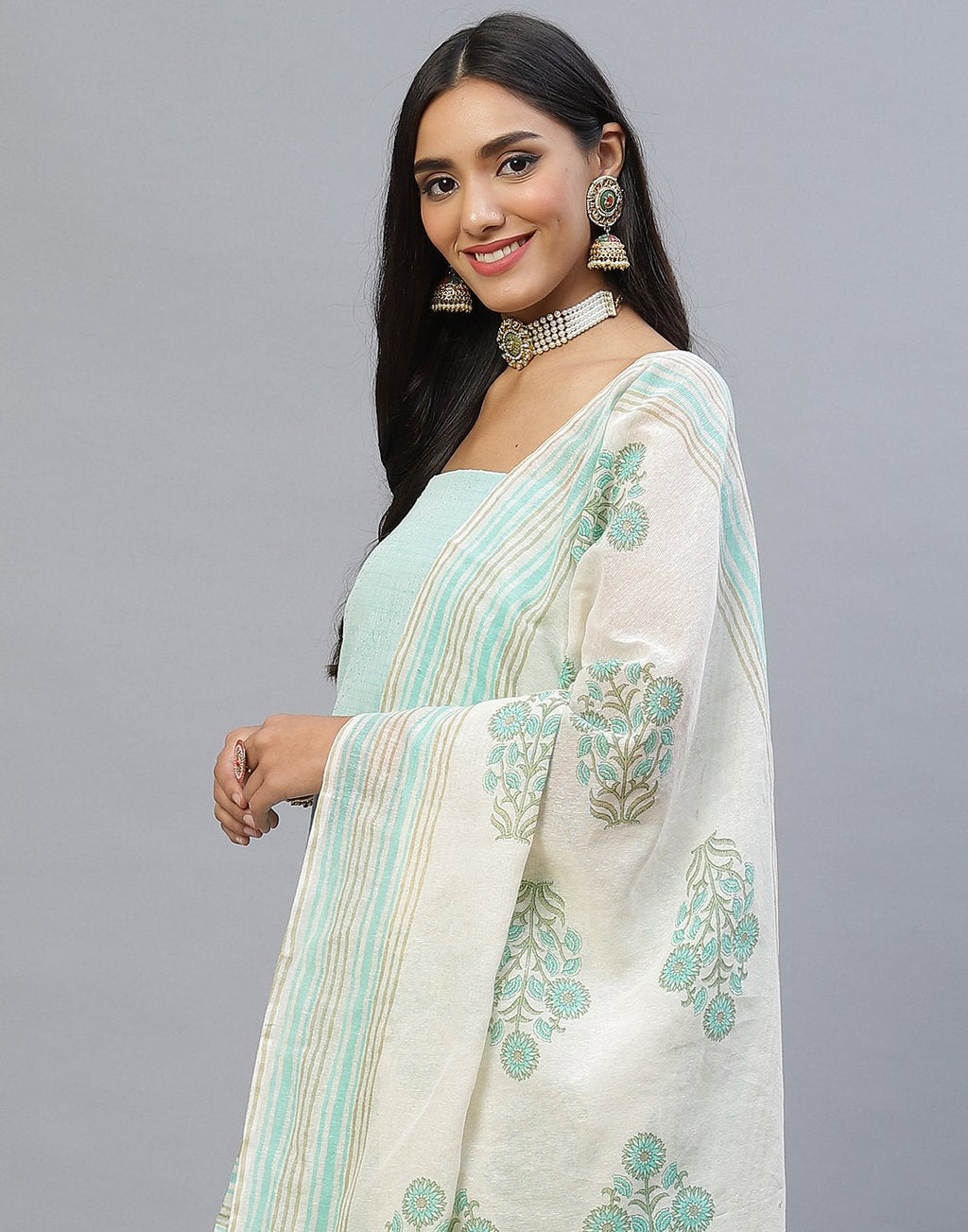 Chanderi Cotton Suit Set