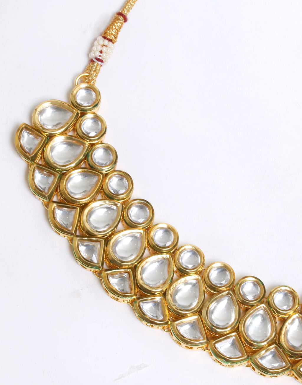 Kundan Set with Earrings and Maang Tikka