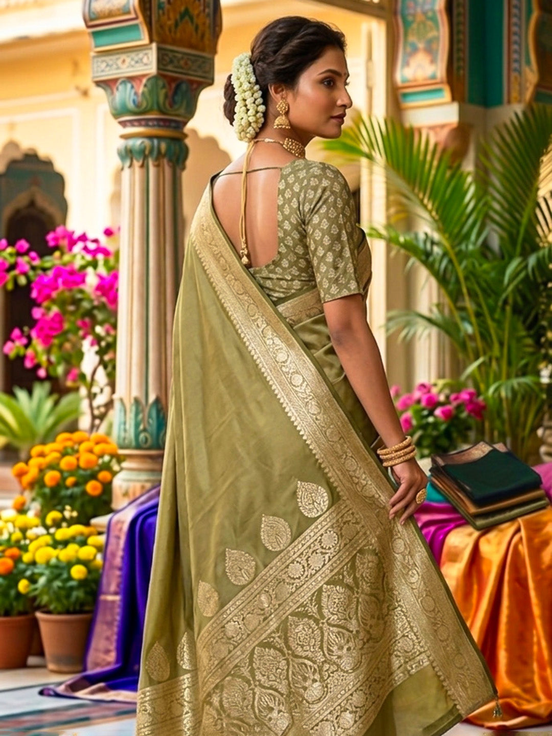 Woven Design Art Silk Saree