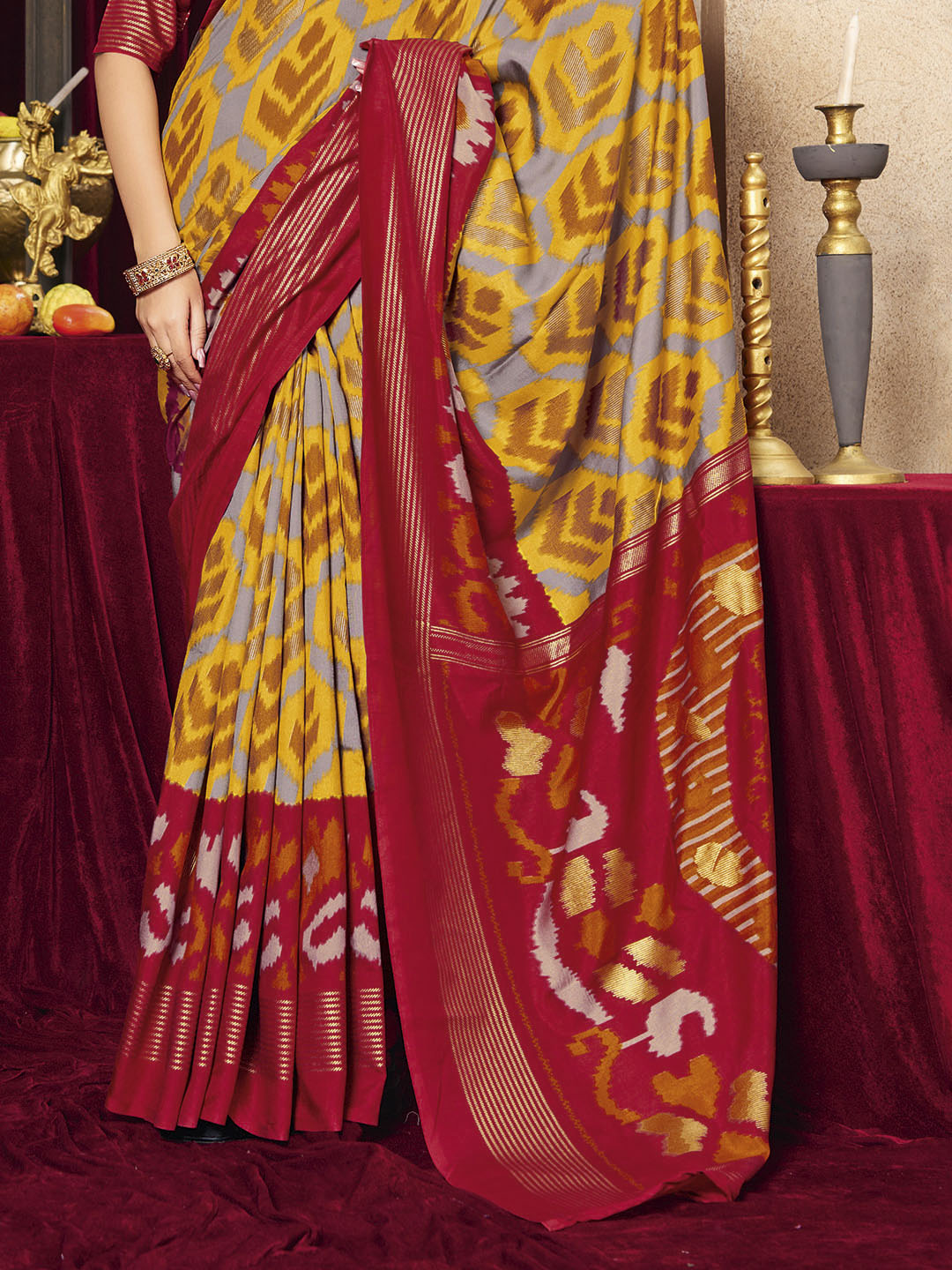 Printed Art Silk Saree