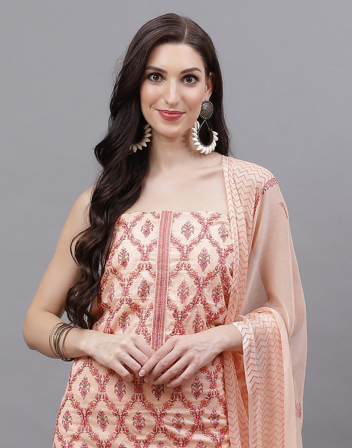 Cotton Embroidered Suit piece