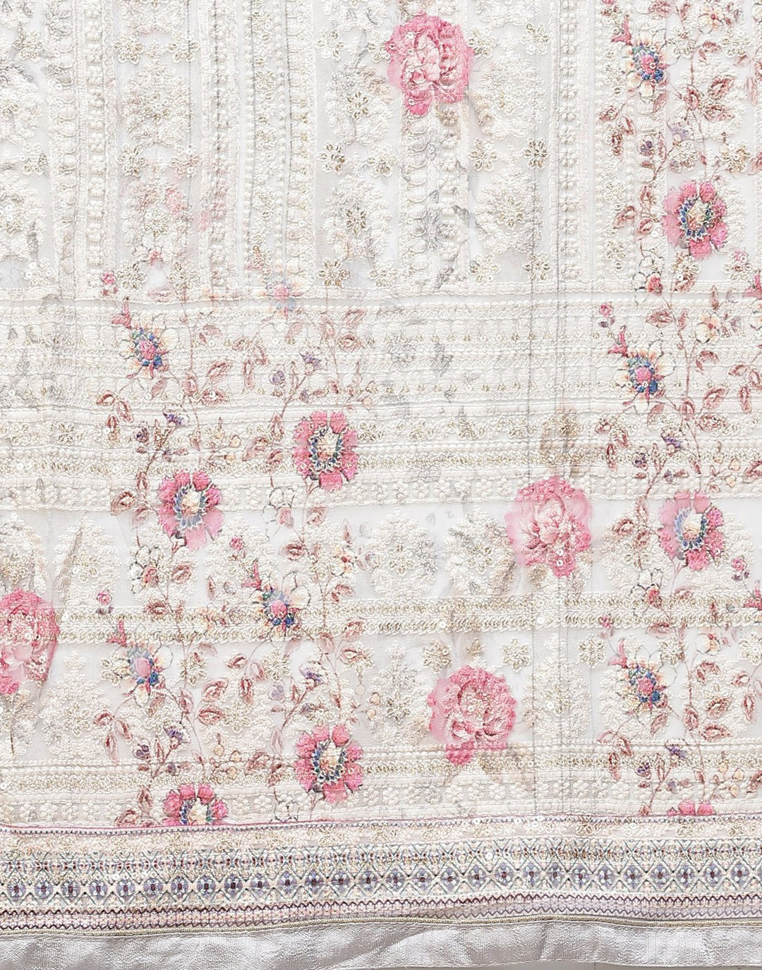 Embroidered Art Georgette Suit Piece