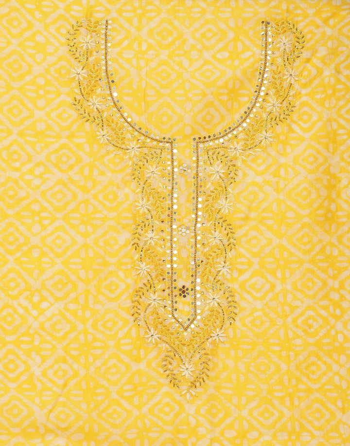 Printed Chanderi Suit Piece
