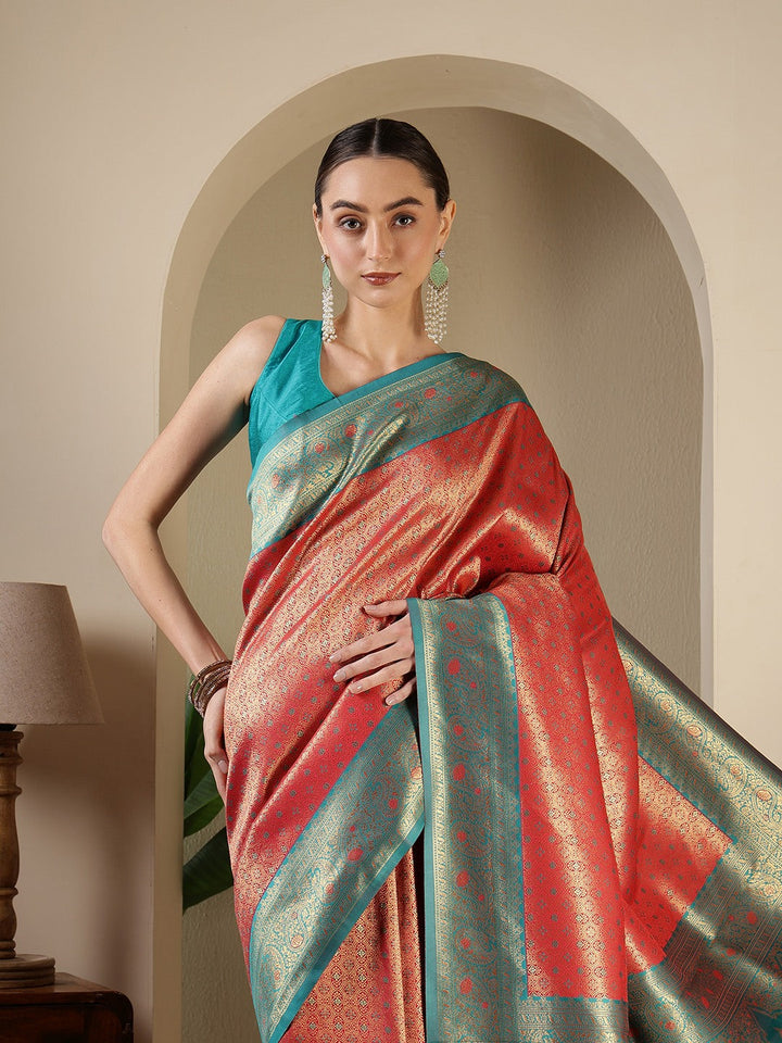 Woven Design Art Silk Saree