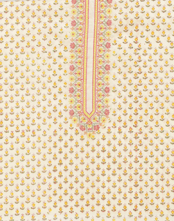 Cotton Embroidered Suit piece