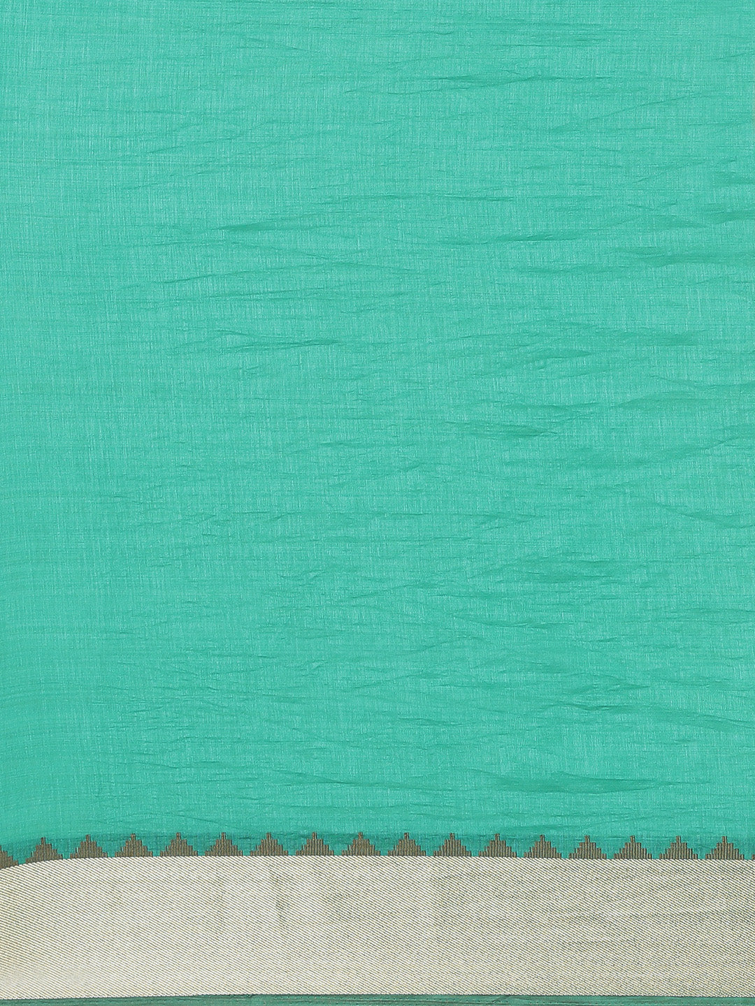 Plain Art Handloom Saree with  Zari  Border
