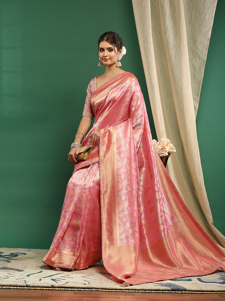 Embroidered Banarasi Saree