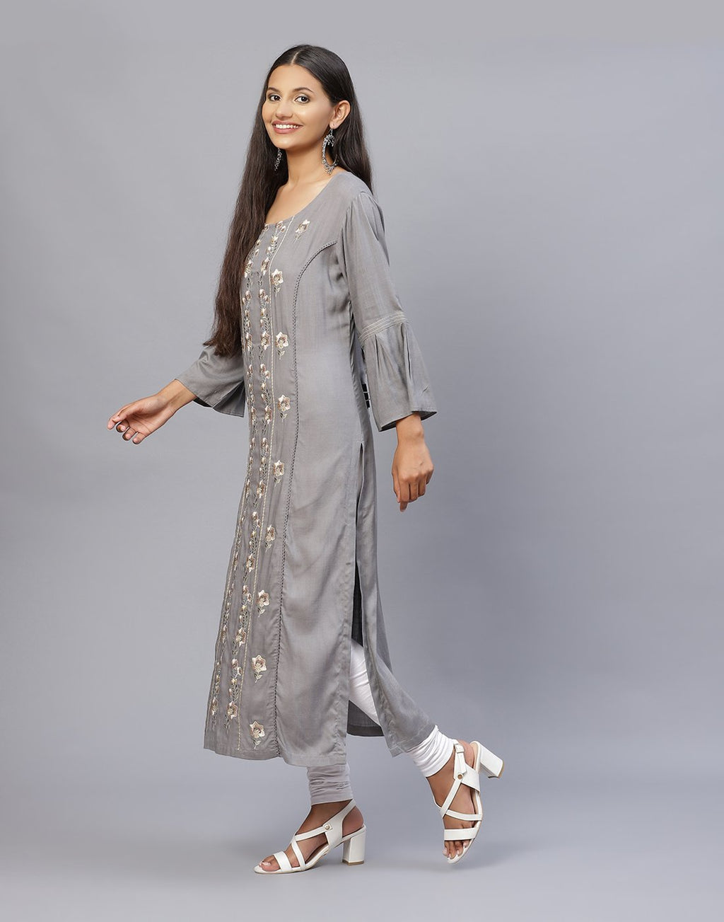 Embroidered Cotton Kurti