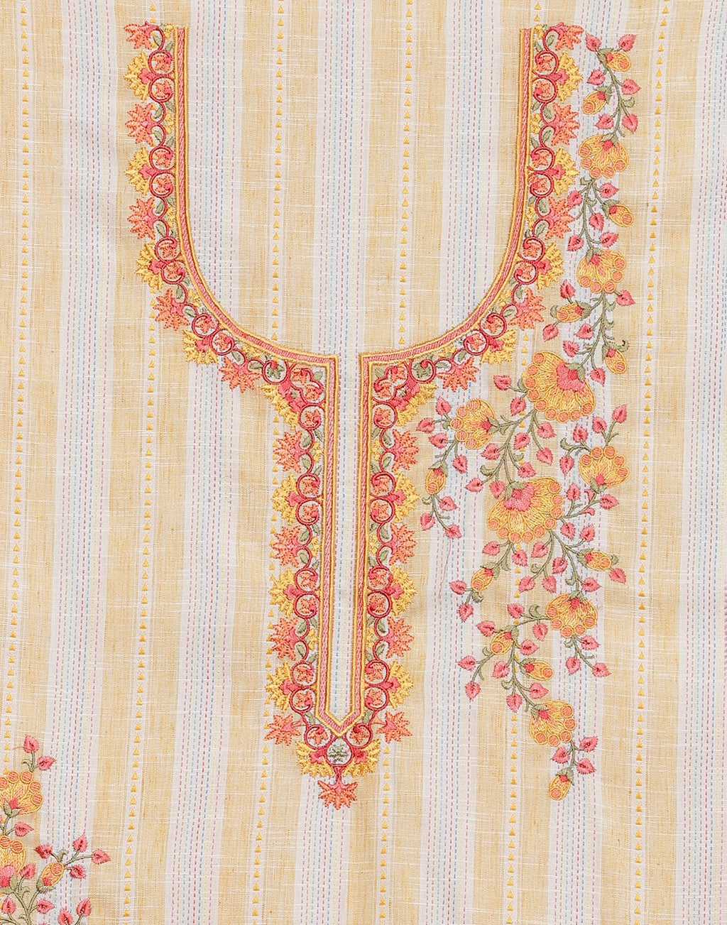 Cotton Embroidered Suit piece