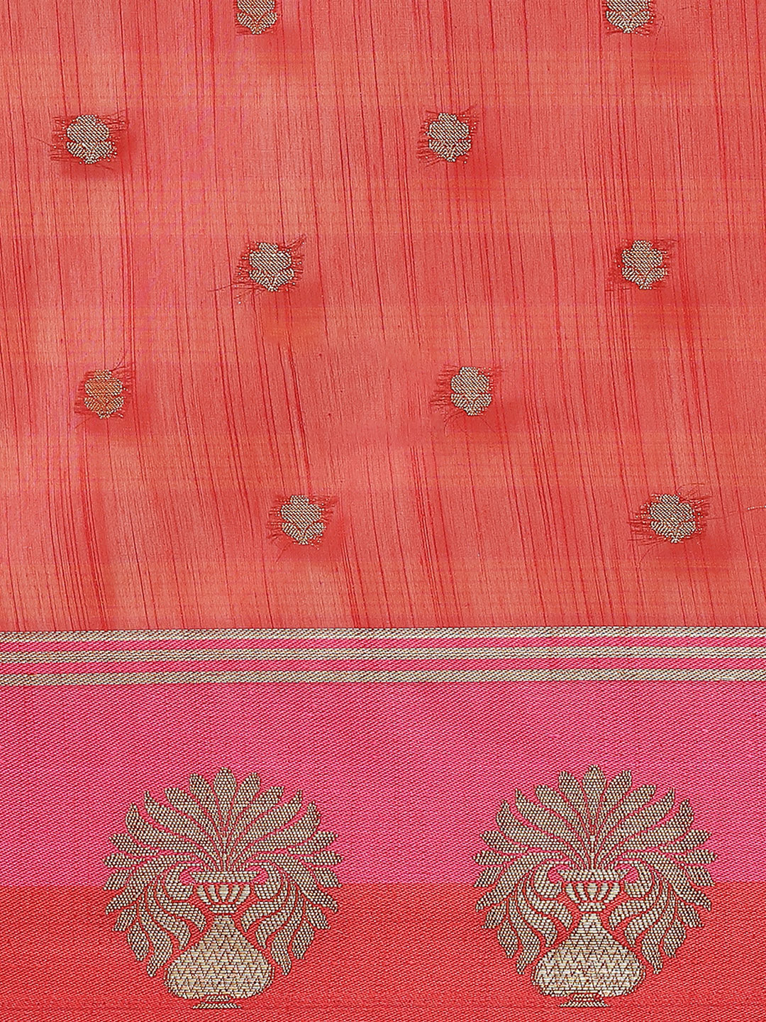 Zari Border Cotton Woven Saree