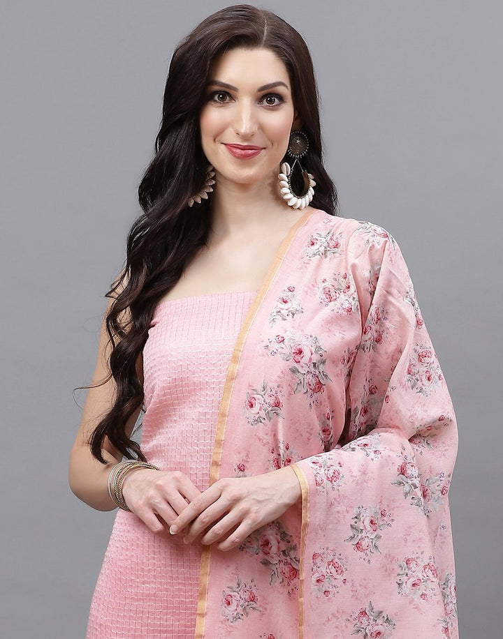 Fine Chanderi Printed Suit Piece