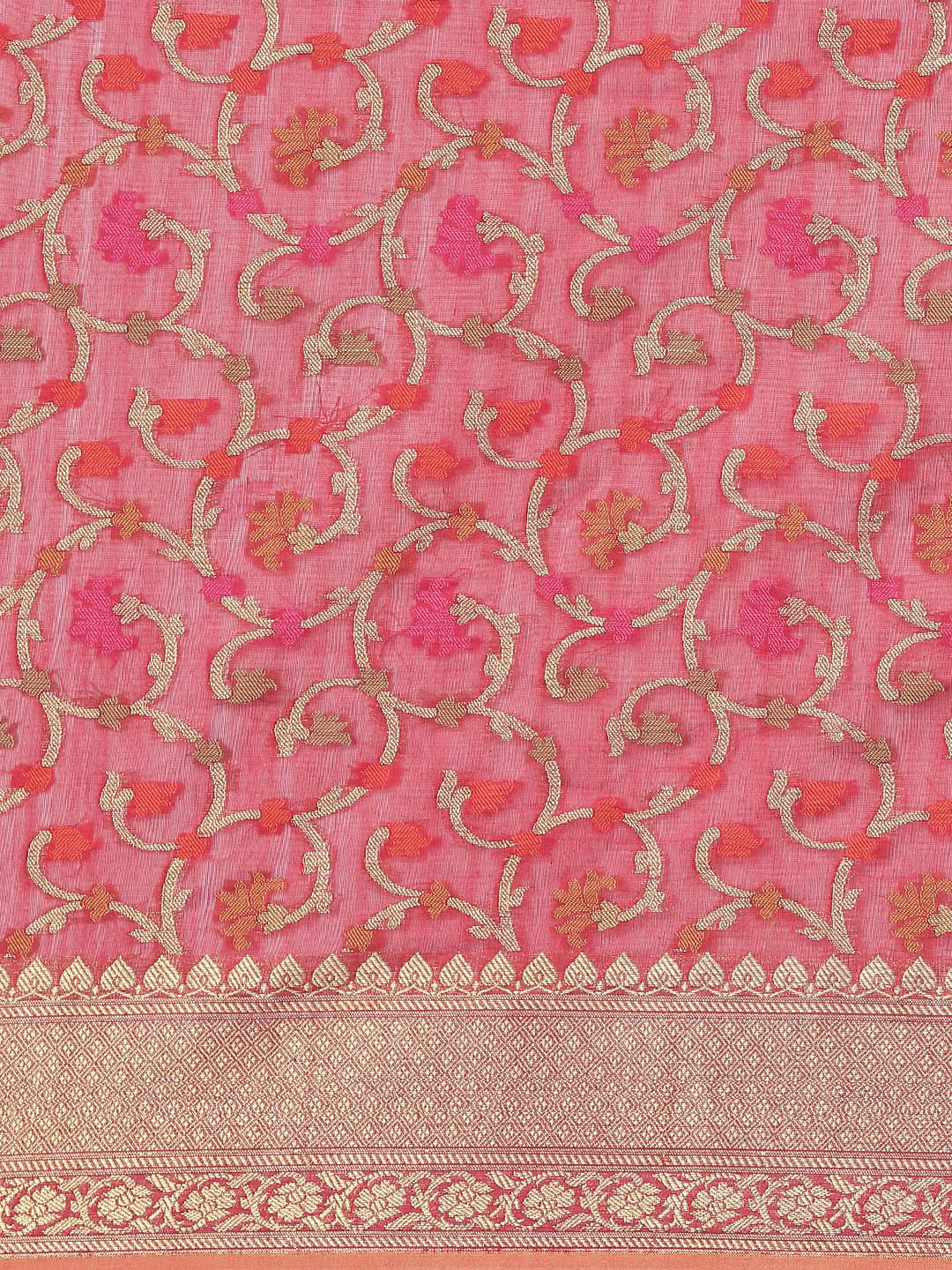 Cotton Saree with Zari Jaal