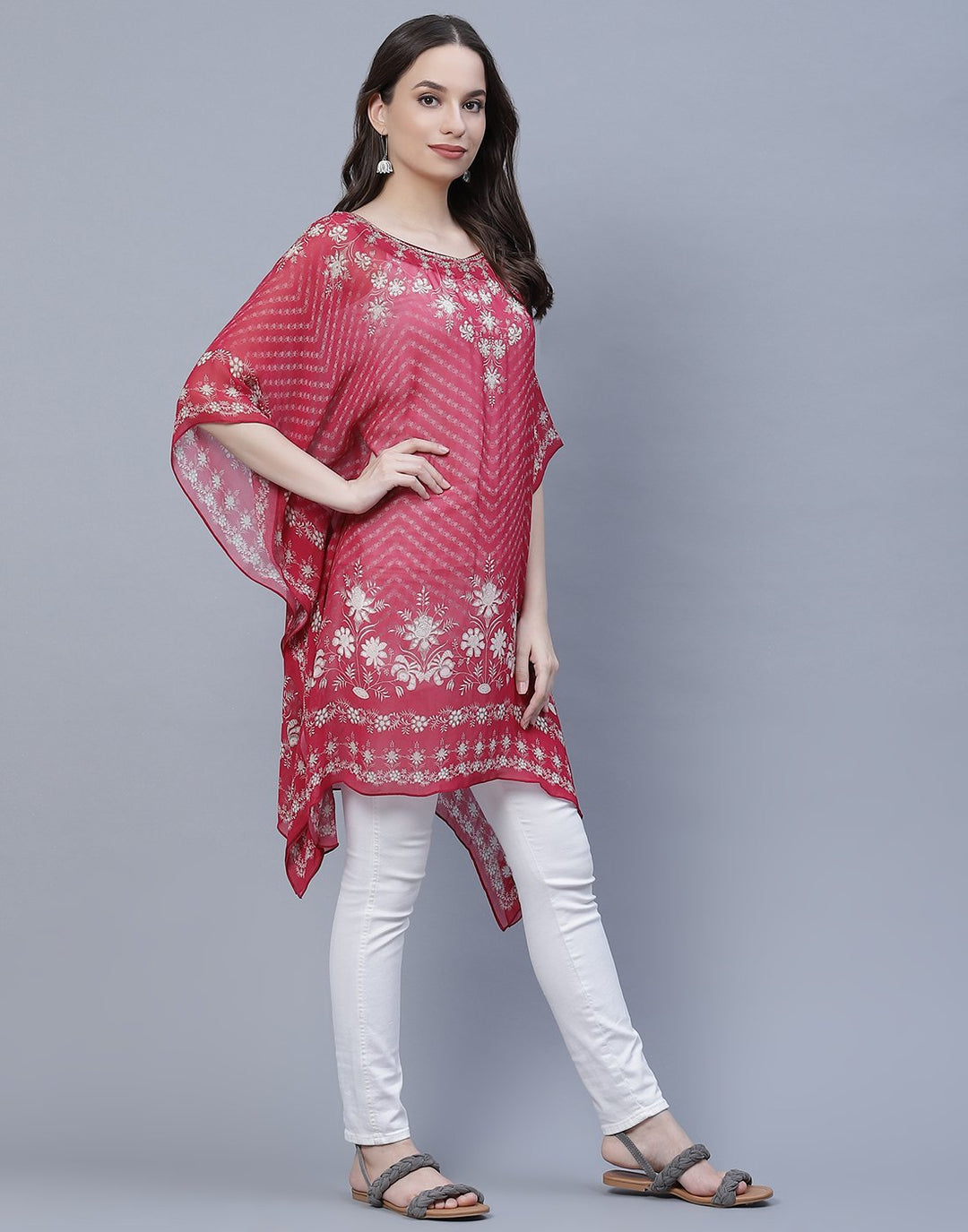 Digital Print Georgette Kaftan