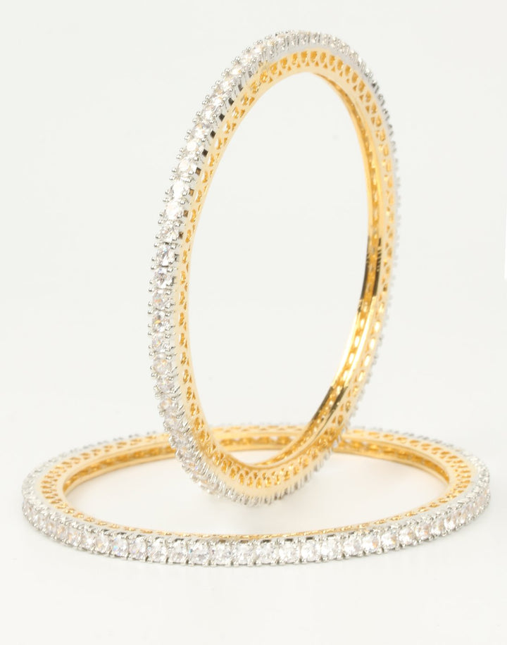 Gold And Diamond Bangles