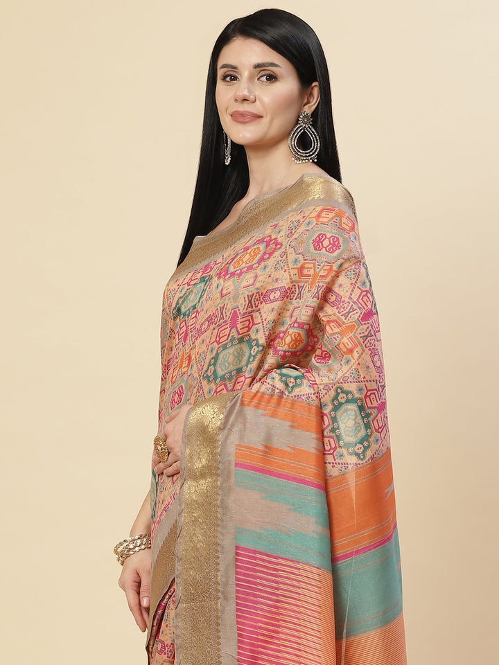 Patola Printed Handloom Saree