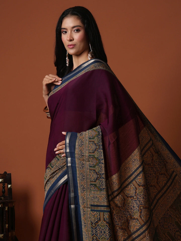 Printed Art Silk Saree
