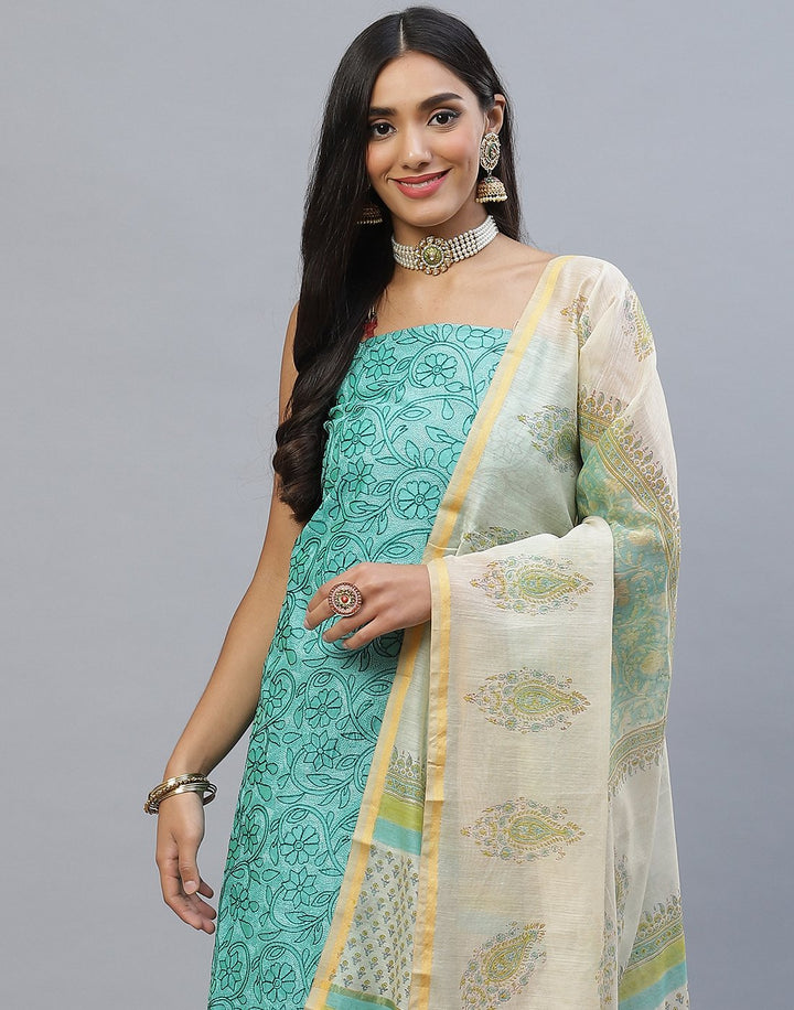 Chanderi Cotton Suit Set