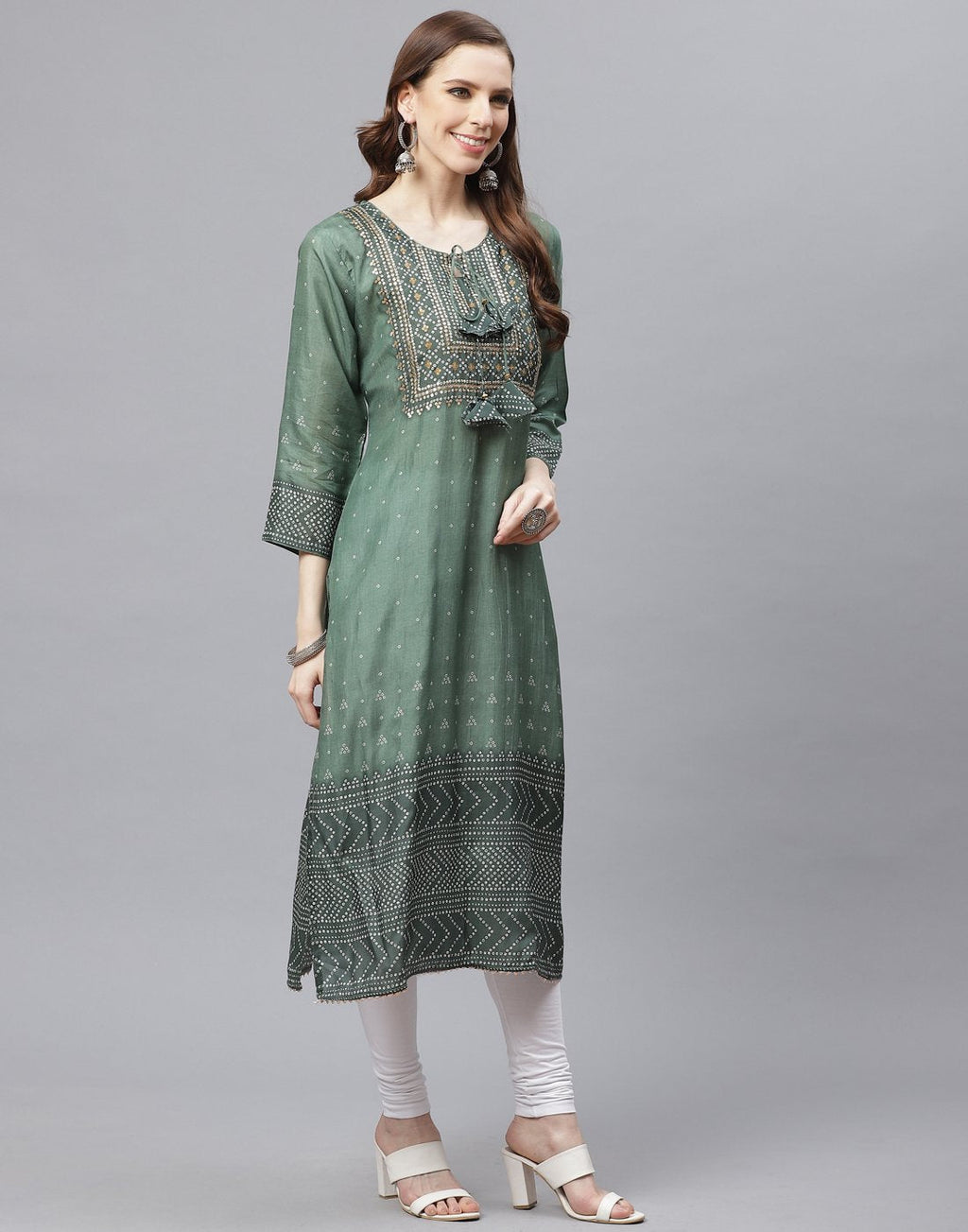 Elegant Straight Cotton Kurti