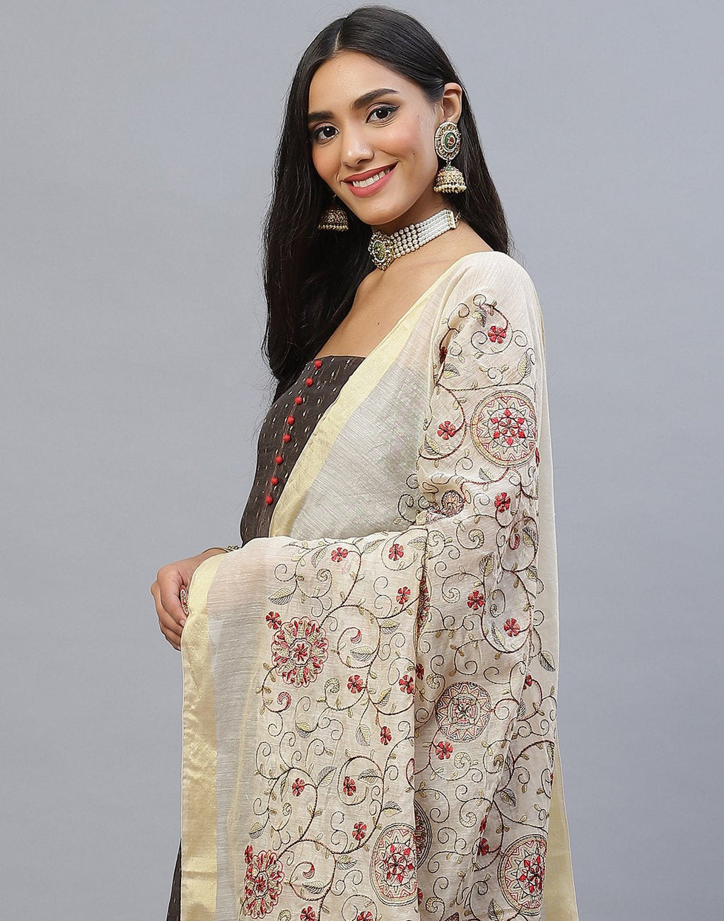 Chanderi Cotton Suit Set