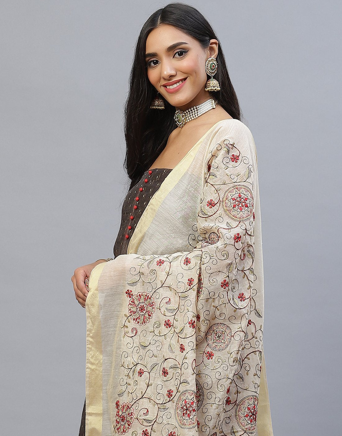 Chanderi Cotton Suit Set