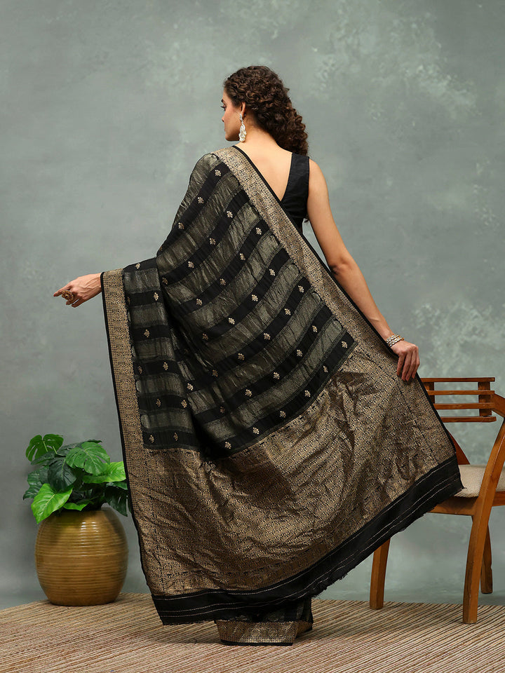 Woven Border Tissue Saree
