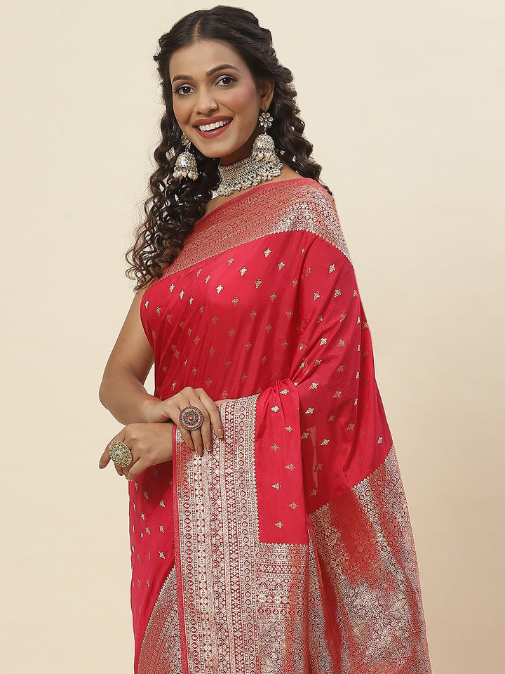 Zari Border Woven Handloom Saree