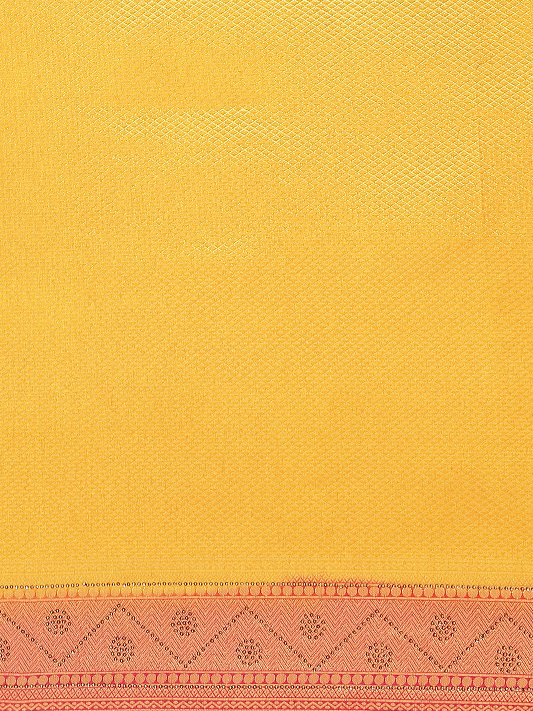 Brocade Art Handloom Saree with Stone Booti