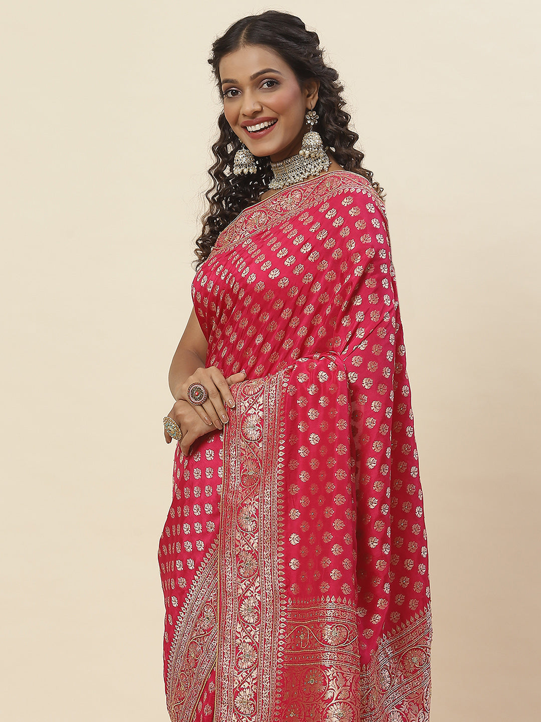 Embroidered Banarsi Saree