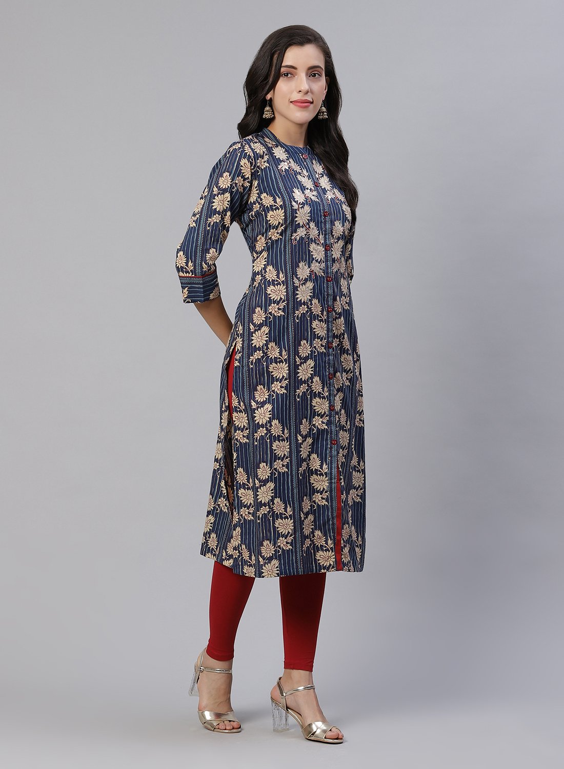 Embroidered Cotton Kurti