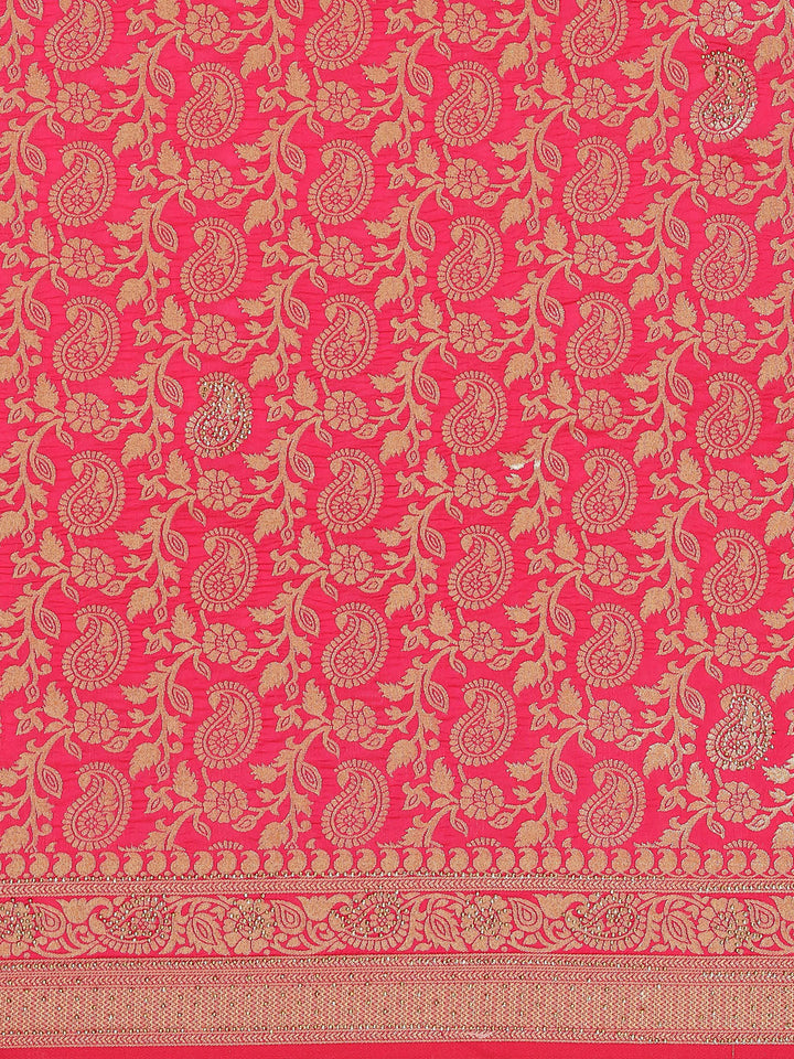 Stone Jaal Banarasi Saree